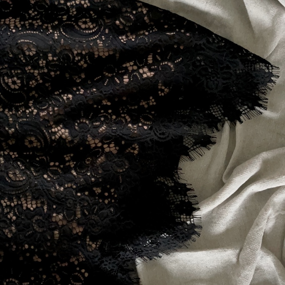 FOR LOVE & LEMONS Vika Black Lace Mini Bustier Dress - Picture 4 of 5
